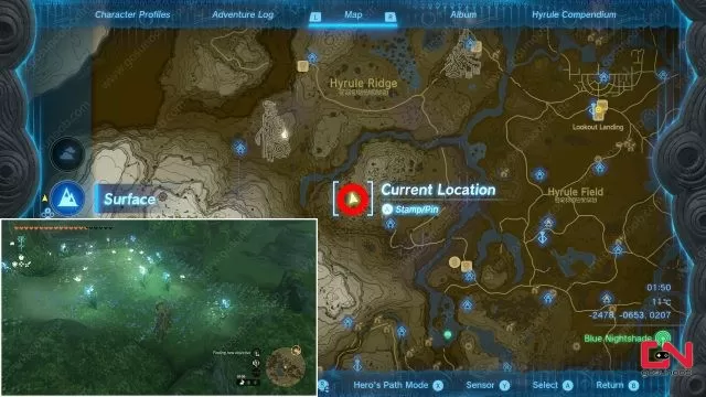 where to find zelda totk blue nightshade locations tears of the kingdom