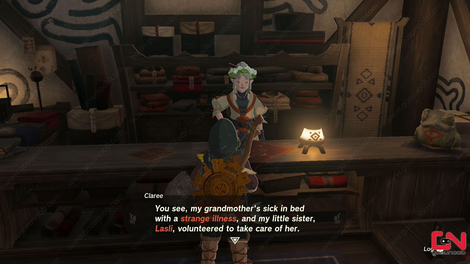 Zelda TOTK Where is Lasli, Lower Prices in Armor Shop