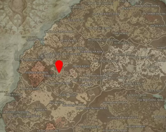Cannibals Cellar Diablo 4 Map Zoom Out