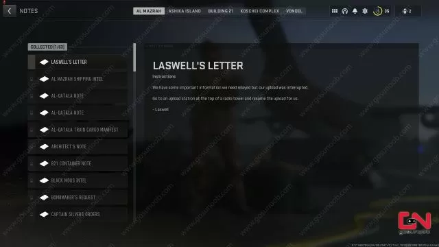 How to Read Laswell's Letter in DMZ
