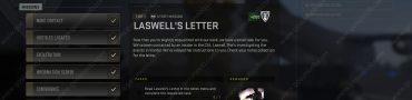 DMZ Read Laswell's Letter, Where is the Notes Menu