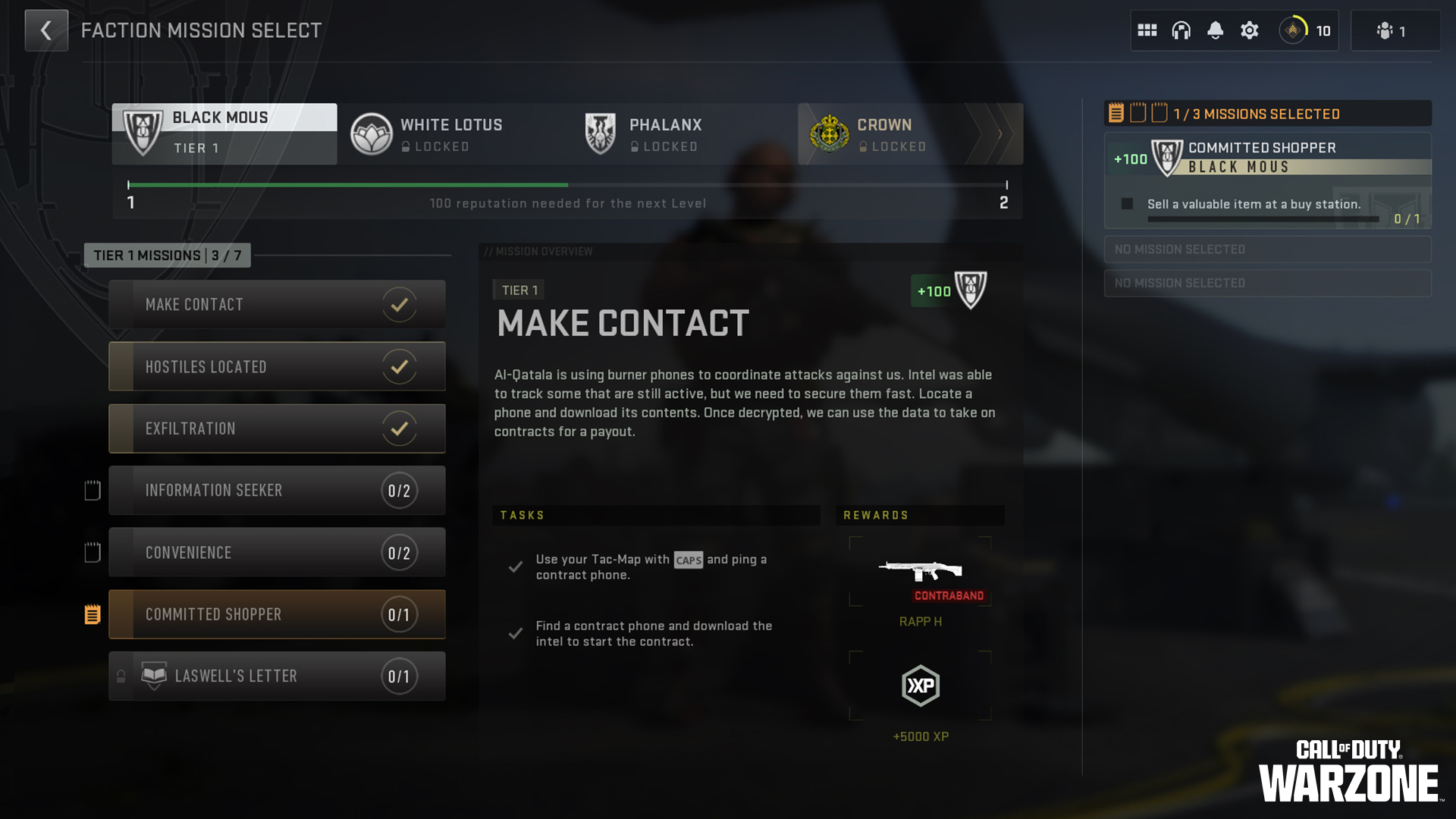 DMZ Redacted Faction Gone, When is Coming Back