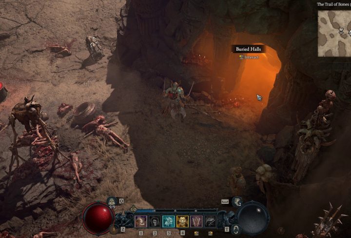 Diablo 4 Buried Halls Location