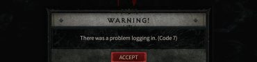 Diablo 4 Error Code 7 Fix