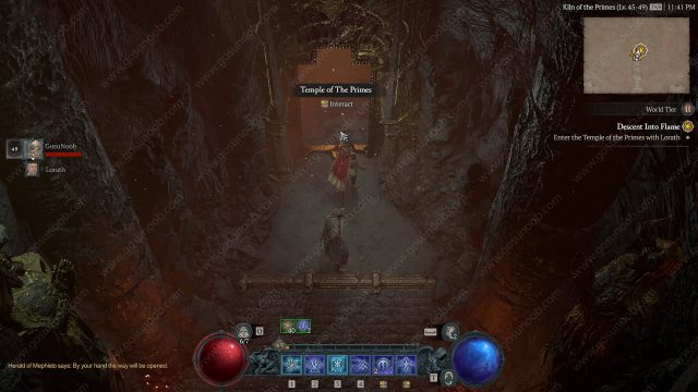 Diablo 4 Descent into Flame Crash, Temple of the Primes Bug Fix