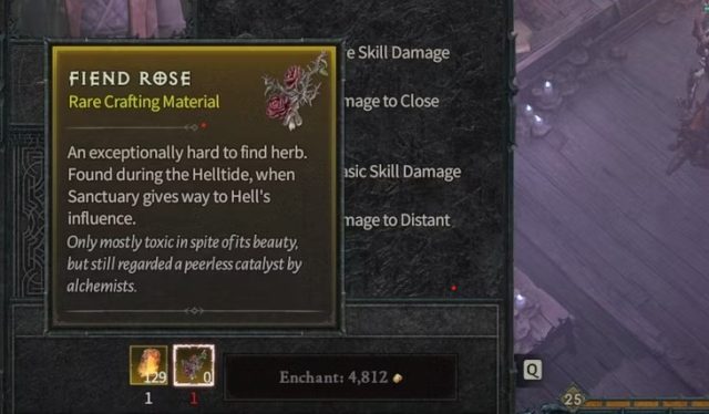 Diablo 4 Fiend Rose Farming Locations & Drop Rate