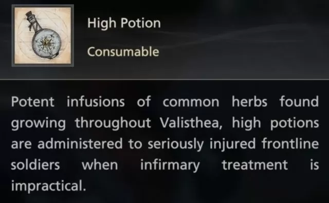 Final Fantasy 16 Upgrade Potion Potency, Buff Consumables