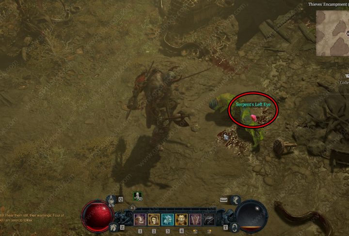 Find the Left Eye Diablo 4 Wrack and Ruin