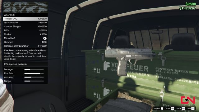 GTA Online San Andreas Mercenaries  Mercenaries New Gun, Get Tactical SMG
