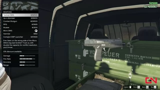 GTA Online Los Santos Mercenaries New Gun, Get Tactical SMG