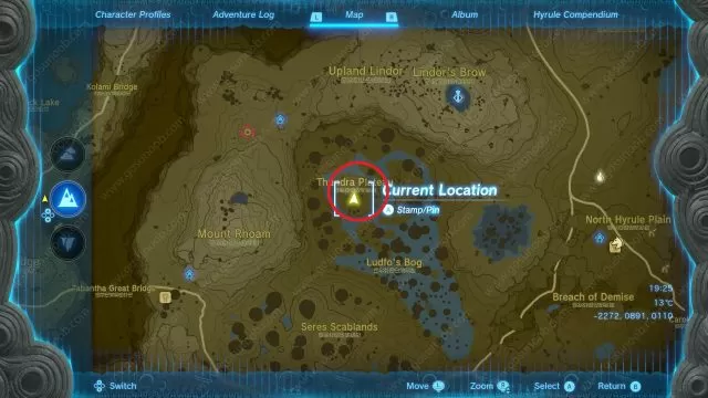 Zelda Tears of the Kingdom Misko's Treasure of Awakening 3 Map