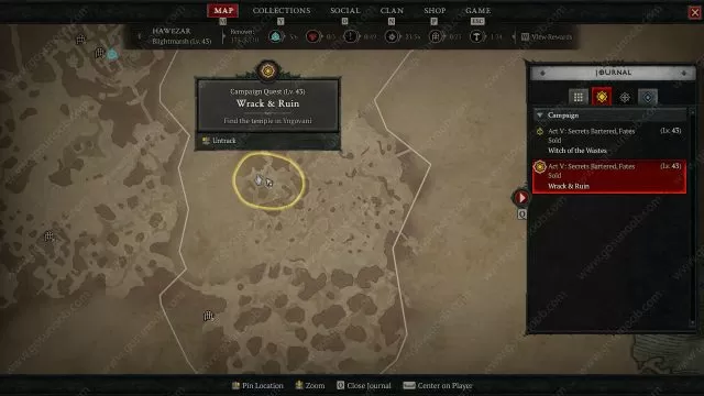 Town of Yngovani location in Diablo 4