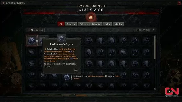 diablo 4 bladedancers aspect unlock