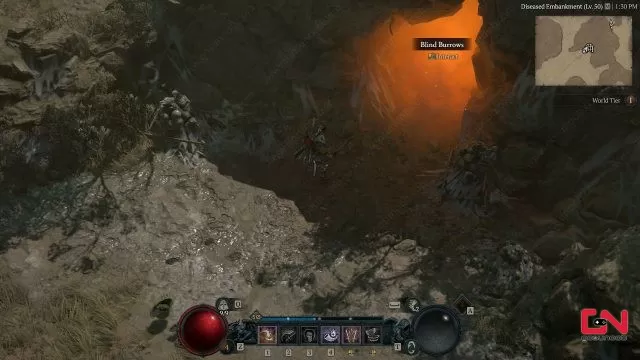 diablo 4 blind burrows location