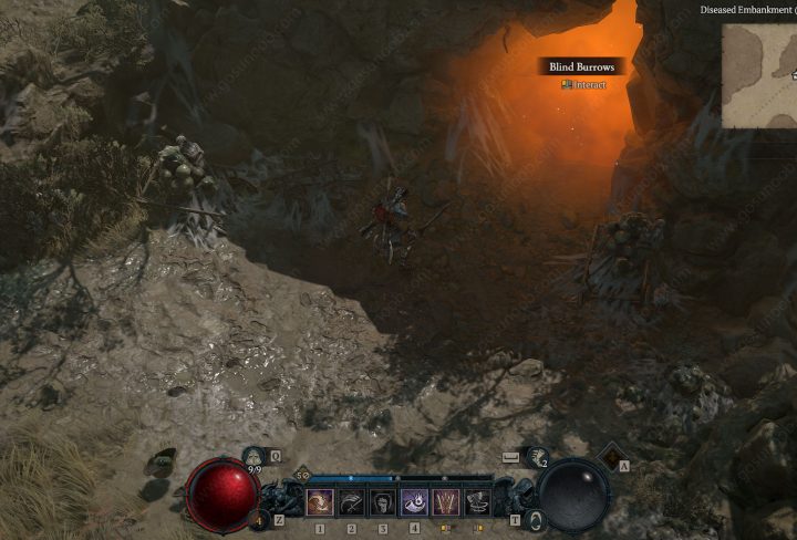 diablo 4 blind burrows location