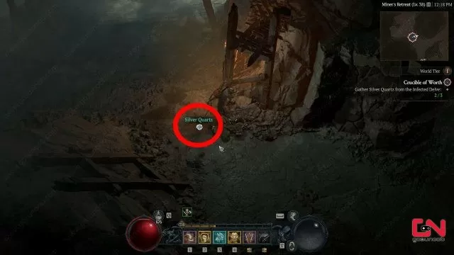 diablo 4 crucible of worth silver quartz from infected delve locations