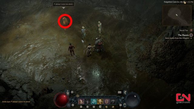 find aneta diablo 4 the heretic side quest bug fix