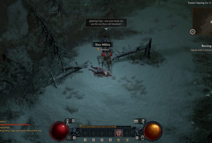 Can't Interact With Slain Villagers & Militia Corpses Diablo 4