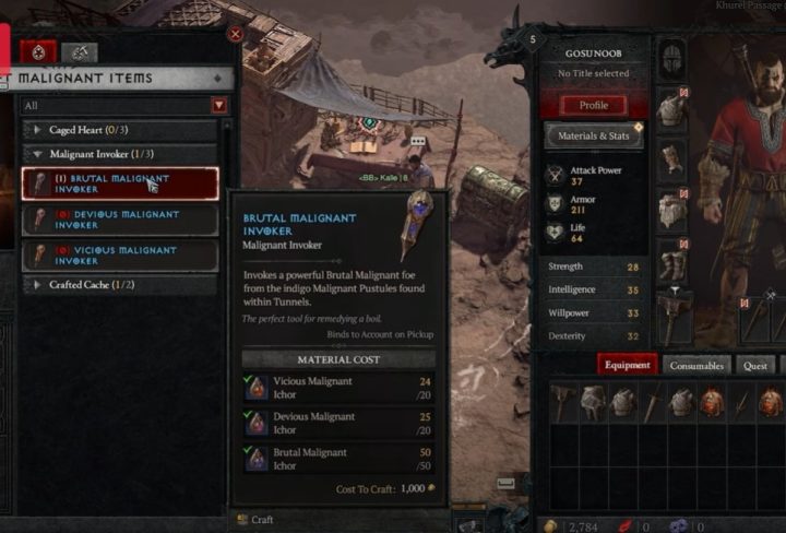 Craft a Brutal Malignant Invoker Diablo 4 A Plague of Hatred
