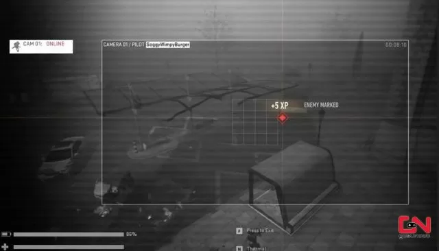 Mark 10 enemies with the Tactical Camera at the Central Station