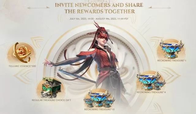 Share Naraka Bladepoint Invitation Code, Anniversary Reservation Gift