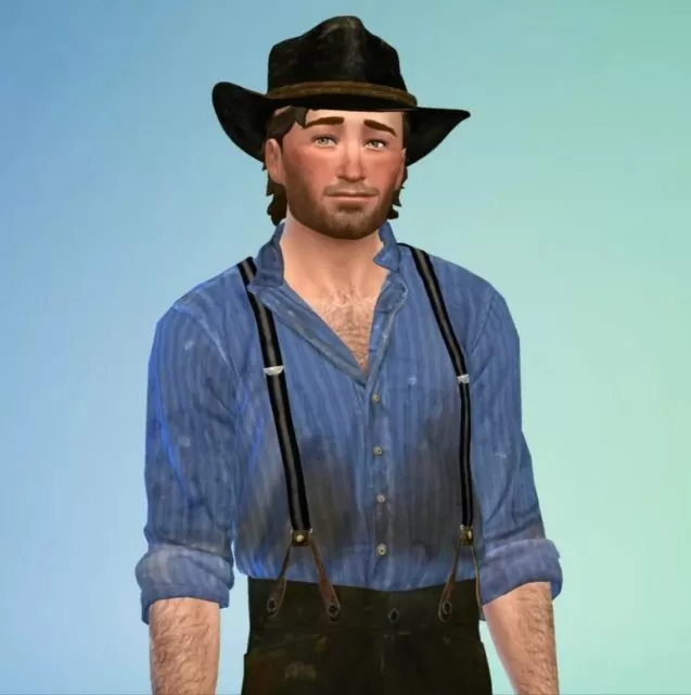 Sims 4 Arthur Morgan