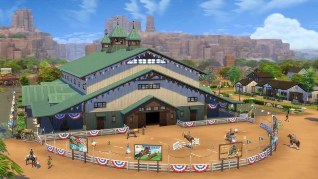Sims 4 Player Creates Red Dead Arthur Morgan for Horse Ranch Pack
