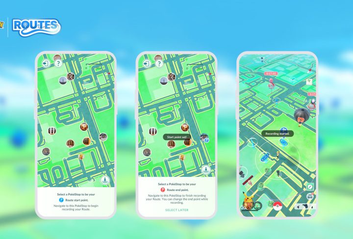 follow 3 routes pokemon go