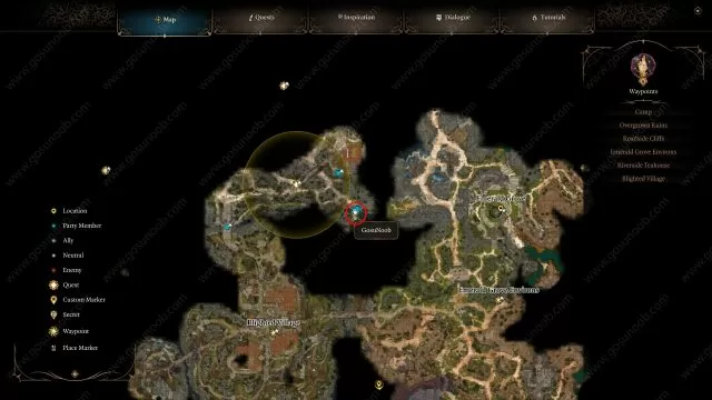 Baldur's Gate 3 Karlach Location