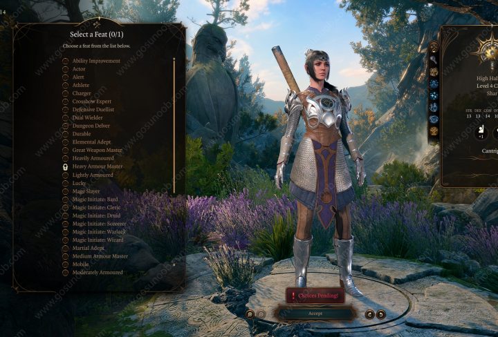 Best Feats for Shadowheart at level 4 BG3