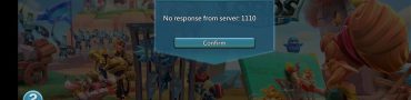 Lords Mobile Error 1110, Disconnected No Response From Server