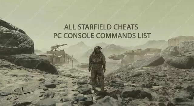 Starfield Cheats and PC Console Commands List