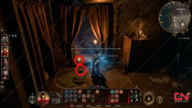 arcane tower button near ground fix bg3 baldurs gate 3