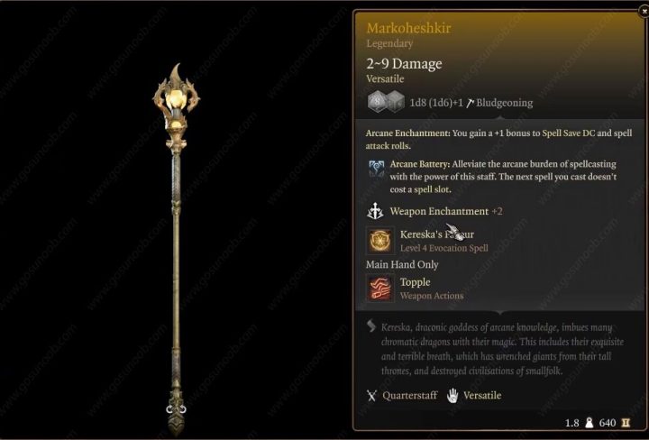 bg3 markoheshkir legendary staff