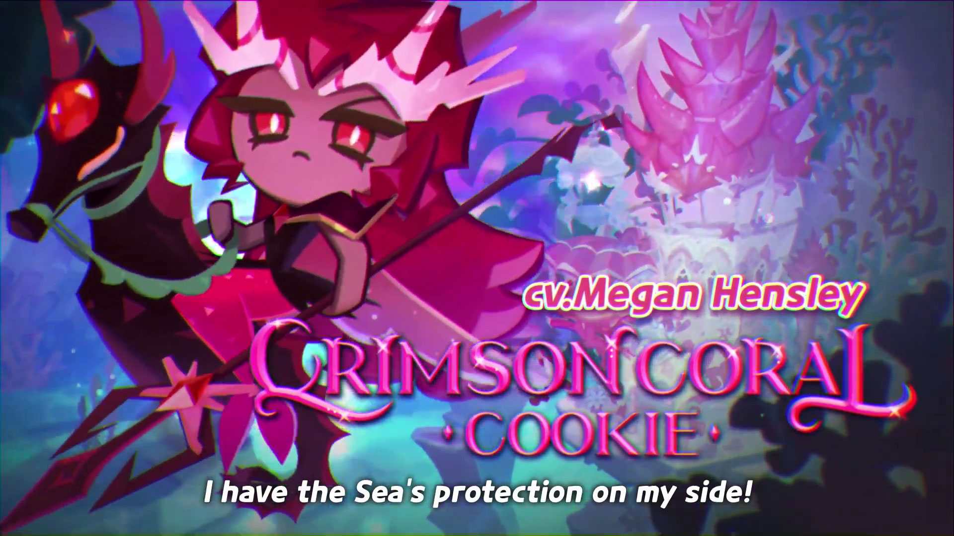 Cookie Run Kingdom Crimson Coral Cookie