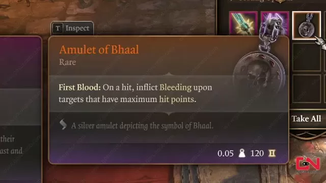 how to get amulet of bhaal bg3