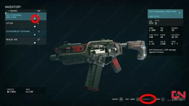 how to switch weapons quickly starfield weapon wheel