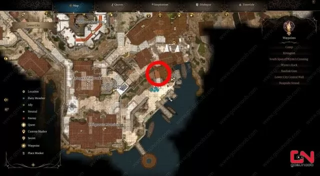 where to find thrumbo in mystic carrion servant baldurs gate 3