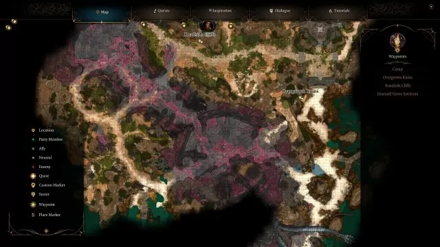 BG3 White Arrow Icons on Map Explained