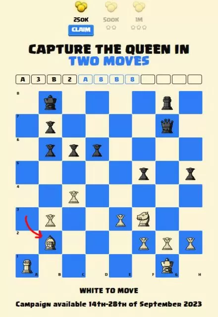 Capture the Queen in Teo Moves Clash Chess