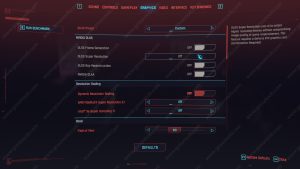 Cyberpunk 2077 DLSS Ray Reconstruction is Greyed Out