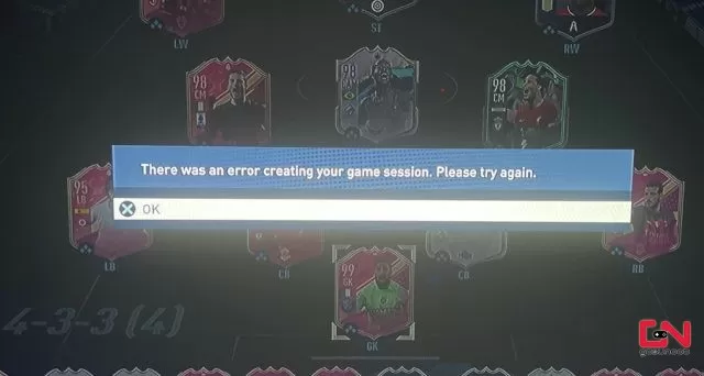 FIFA 23 There Was an Error Creating Your Game Session
