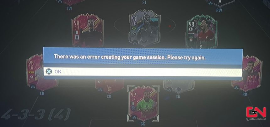 FIFA 23 There Was an Error Creating Your Game Session