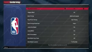 Go into Controller Settings to change Shot Meter