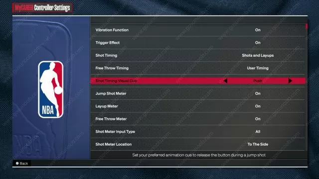 NBA 2K24 Shot Timing Visual Cue Best Speed Setting