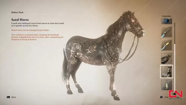 How to Unlock Sand Horse AC Mirage