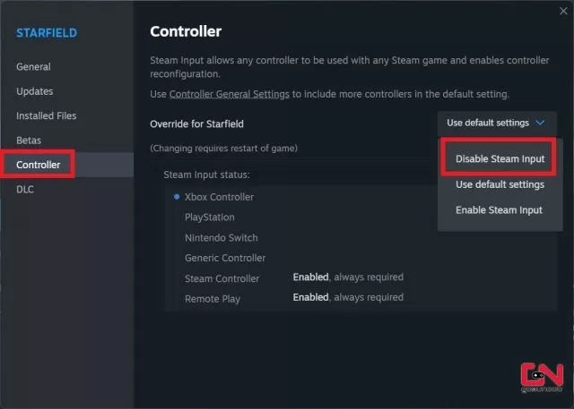 Starfield PS4 or Xbox Controller is Not Working on PC (Steam)