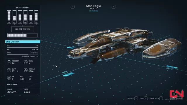 Starfield Star Eagle Landing Bug