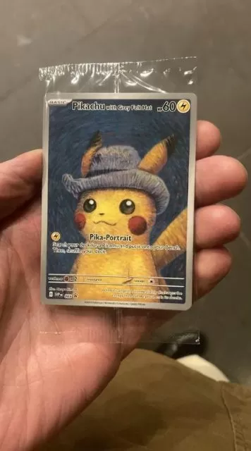 Van Gogh Pikachu Card