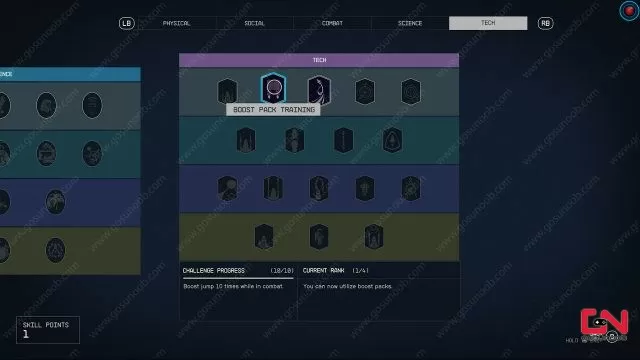 boost pack and jetpacks in starfield how to use